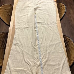 NWT Linen Wide-Leg Pants
